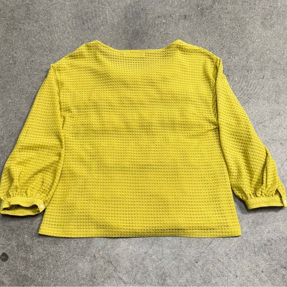 Yellow Ruffled Women's Top - Picture 2 of 8